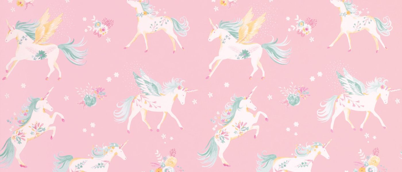 Unicorno cartone rosa pastello, 720x1308 Verticale, Telefono