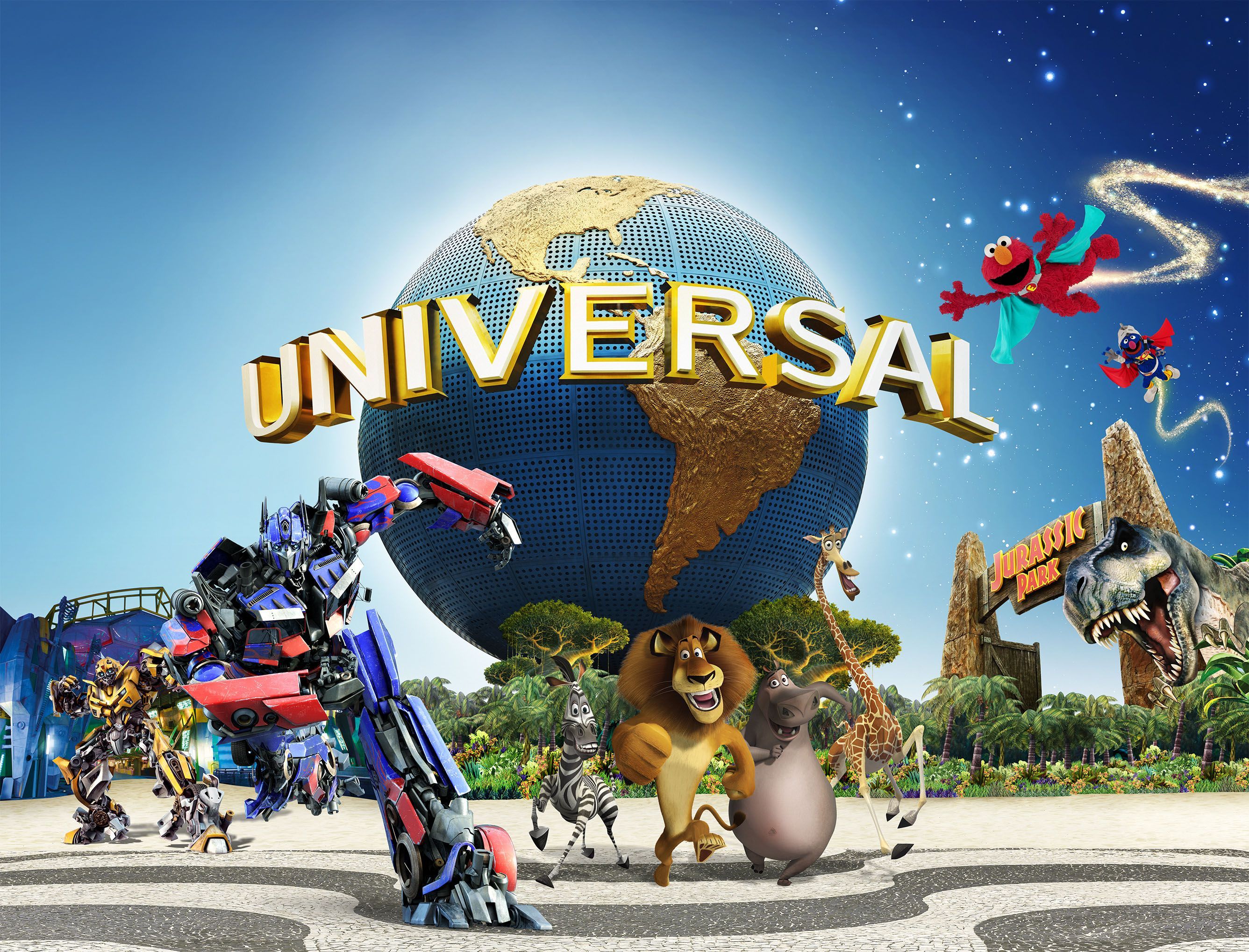 Universal Studios logo personaggi, 2673x2037 2K, Monitor Gaming
