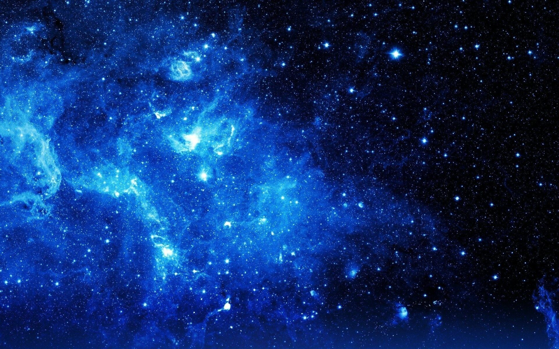 Nebulosa blu con stelle, 1920x1200 Full HD+ WUXGA, Desktop