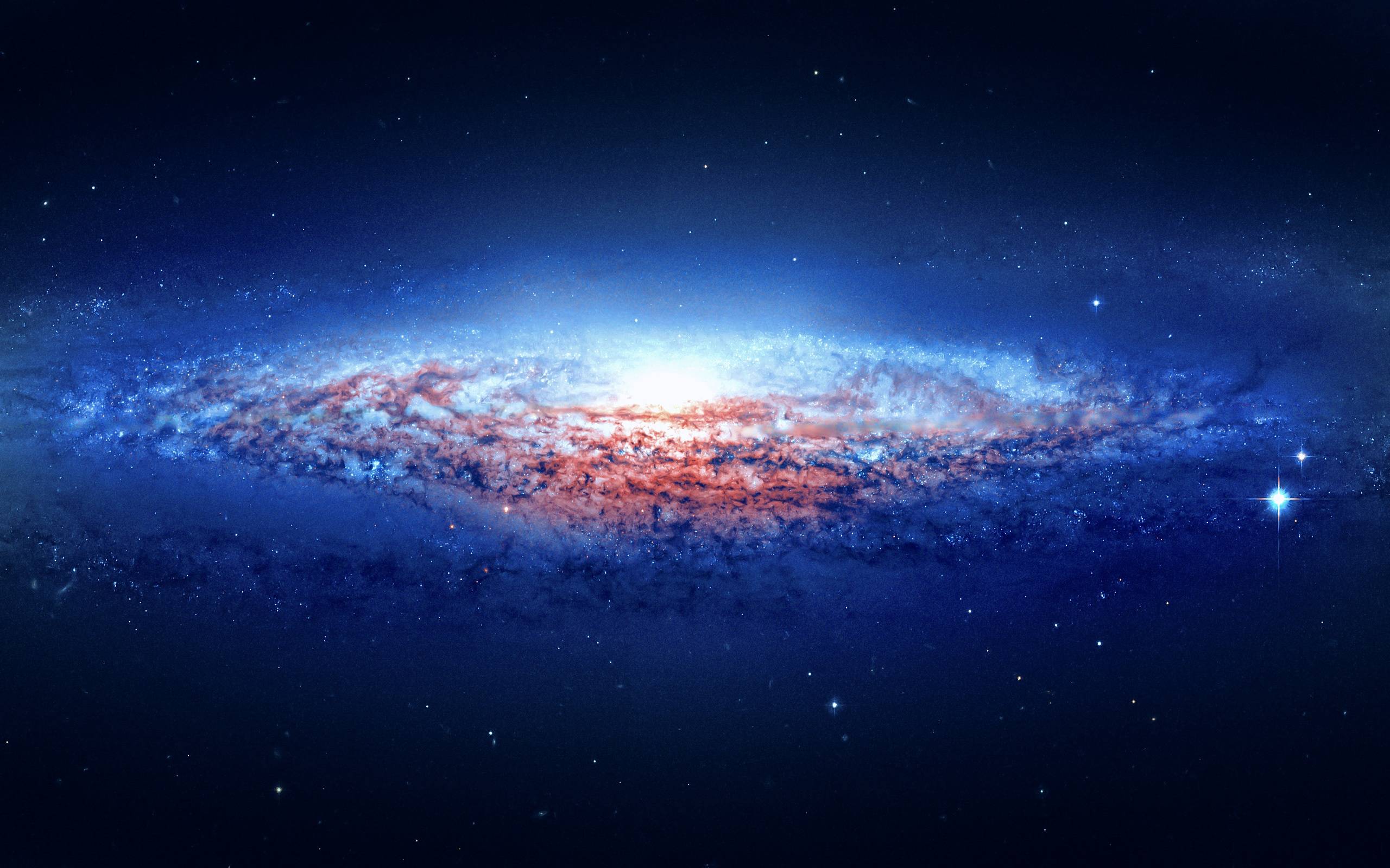 Galassia a spirale blu, 2560x1600 WQXGA, MacBook Pro