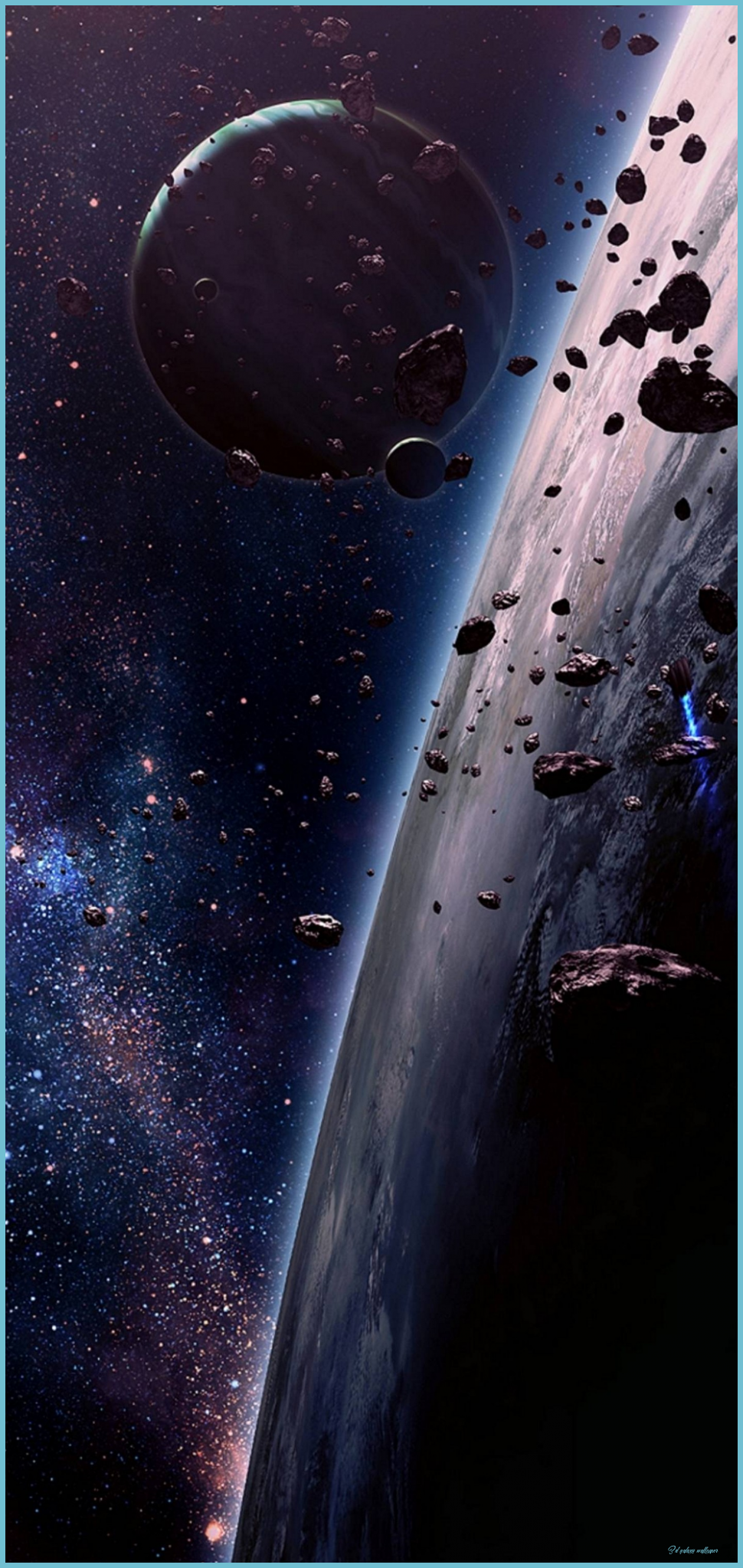 pianeti e asteroidi spazio, 970x2047 Verticale, Xiaomi