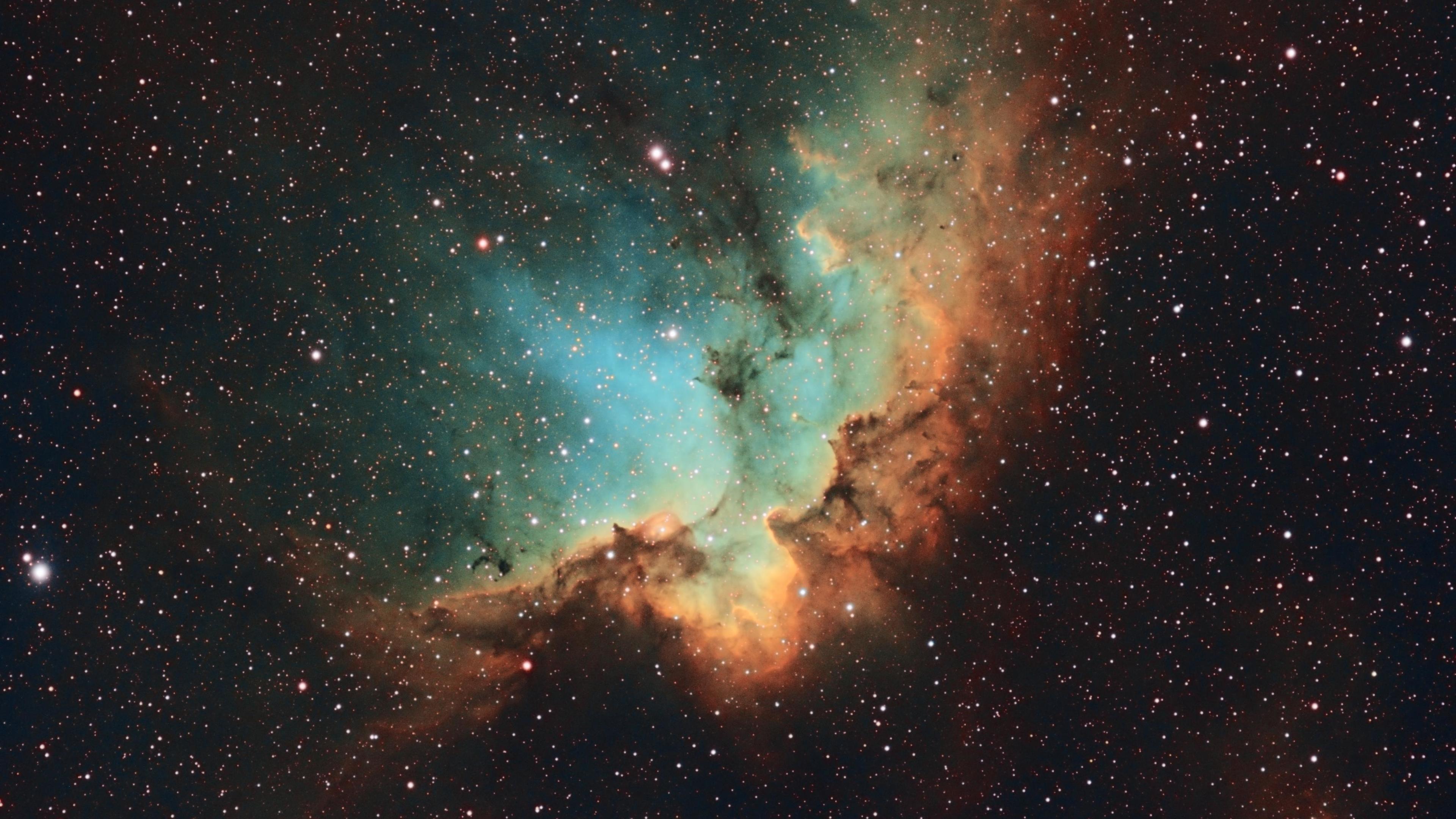 Nebulosa colorata nello spazio, 3840x2160 UHD, PC 4K