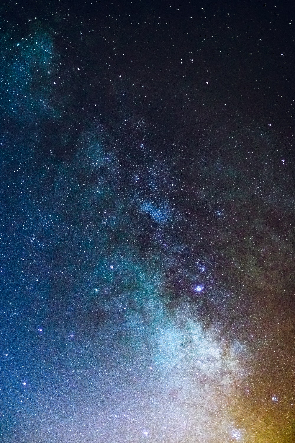 cielo stellato nebulosa blu, 1000x1500 Full HD Verticale, Smartphone