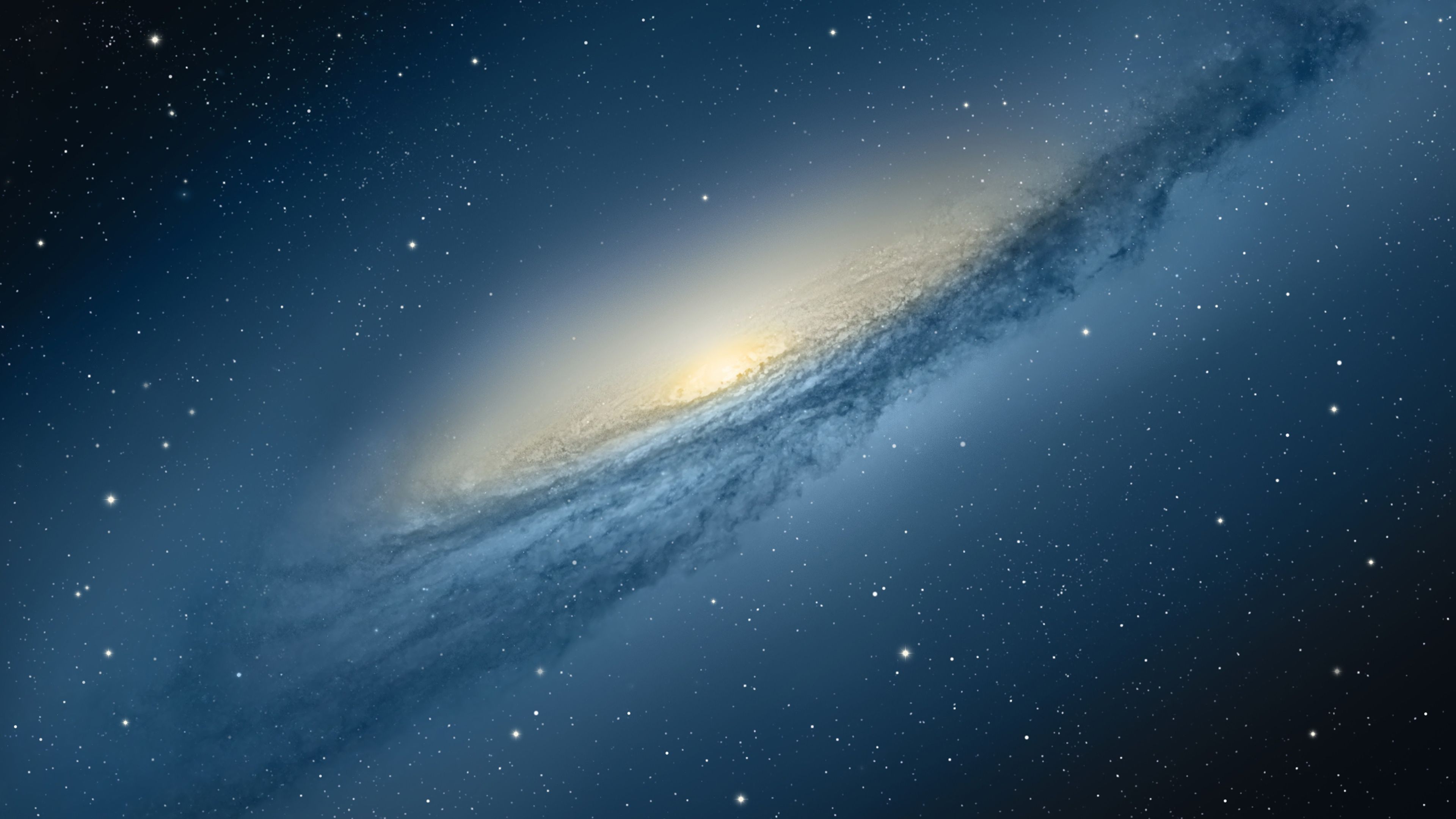 Galassia a spirale blu, 3840x2160 4K Ultra HD, Monitor 4K