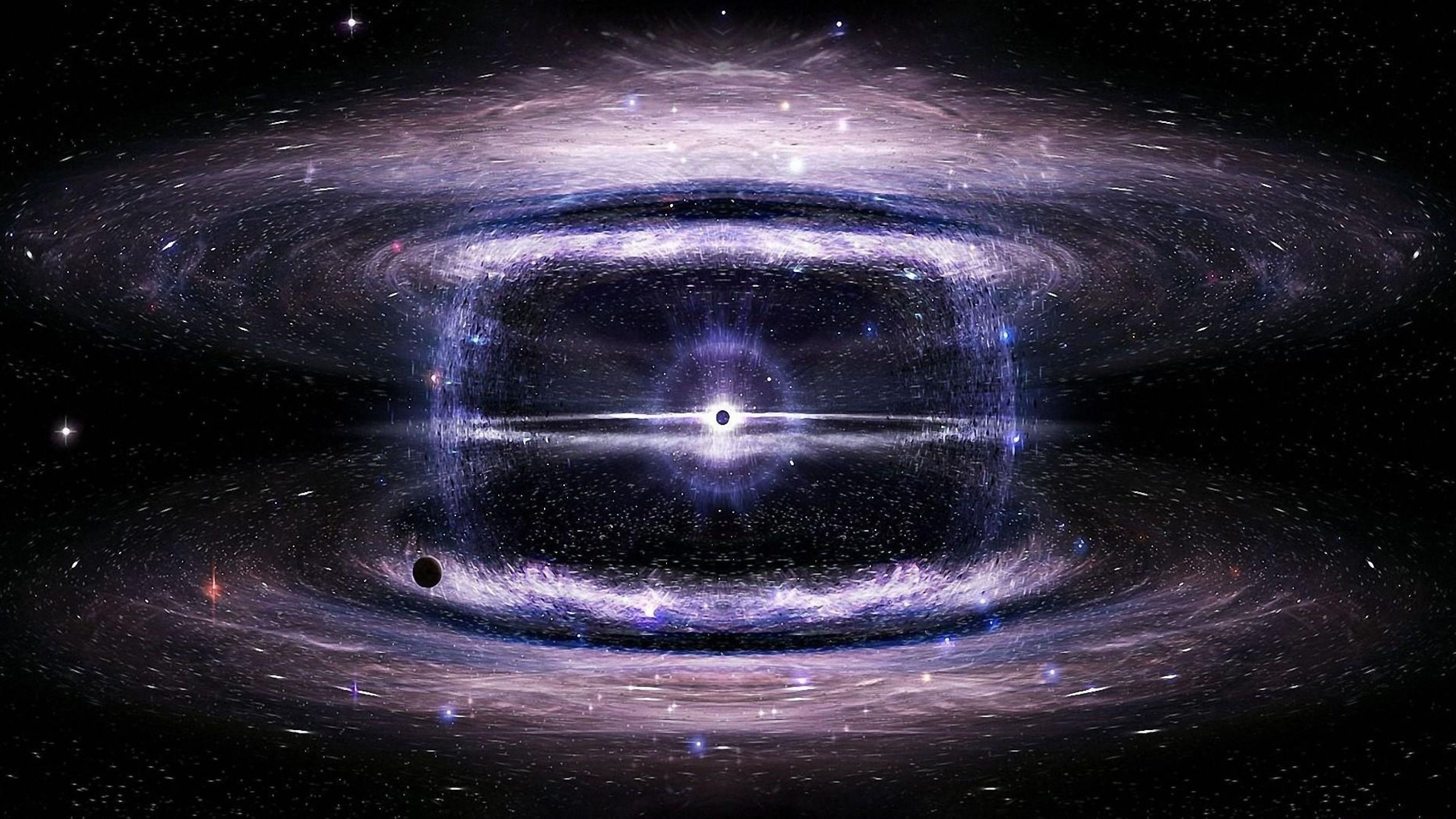Galassia spirale nello spazio, 3840x2160 4K Ultra HD, Monitor 4K