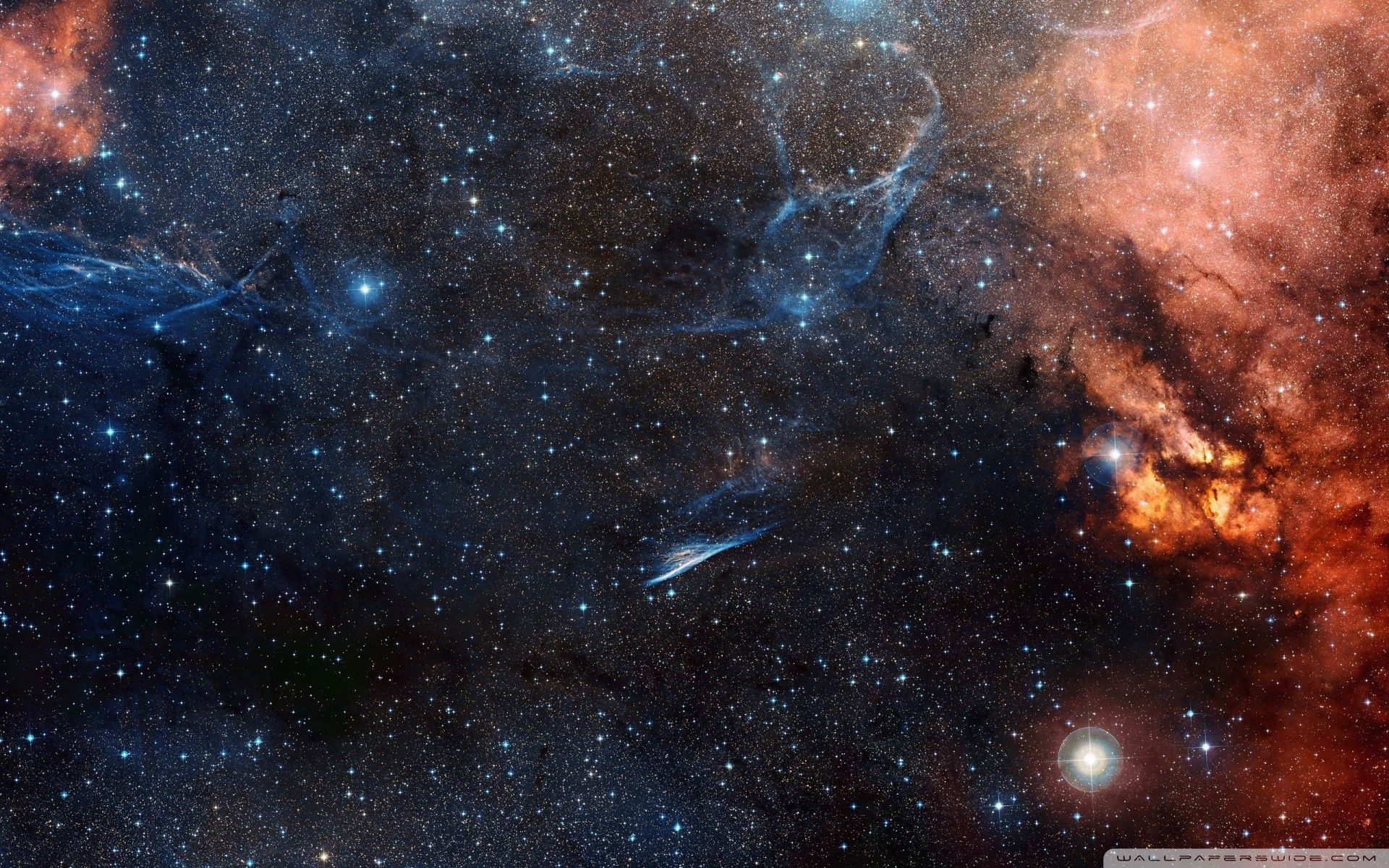 Nebulosa stellare spazio profondo, 1920x1200 WUXGA, PC