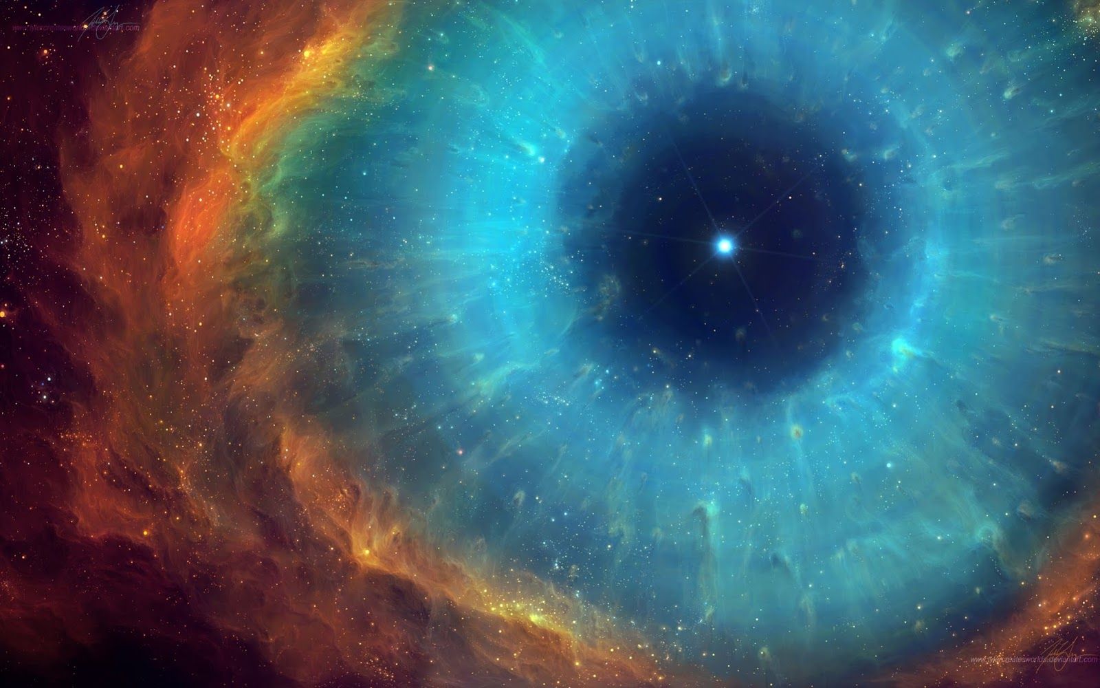 Nebulosa Elica occhio cosmico, 1600x1000 HD, Desktop