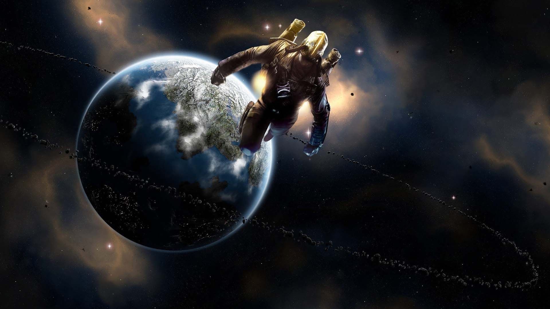 Astronauta pianeta spazio, 1920x1080 Full HD 1080p, PC