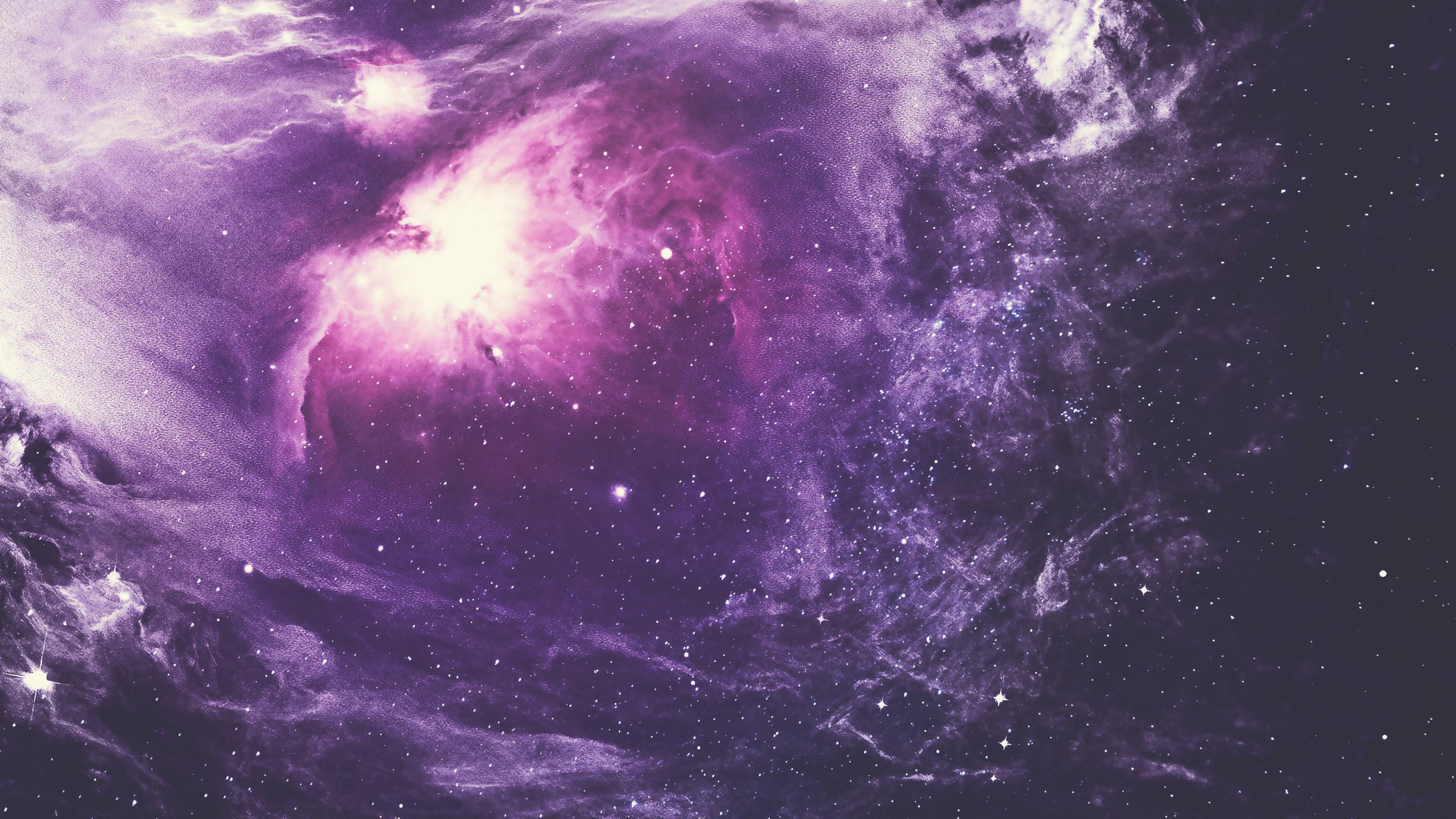 Nebulosa viola nello spazio, 3456x1944 2K+, Monitor Gaming