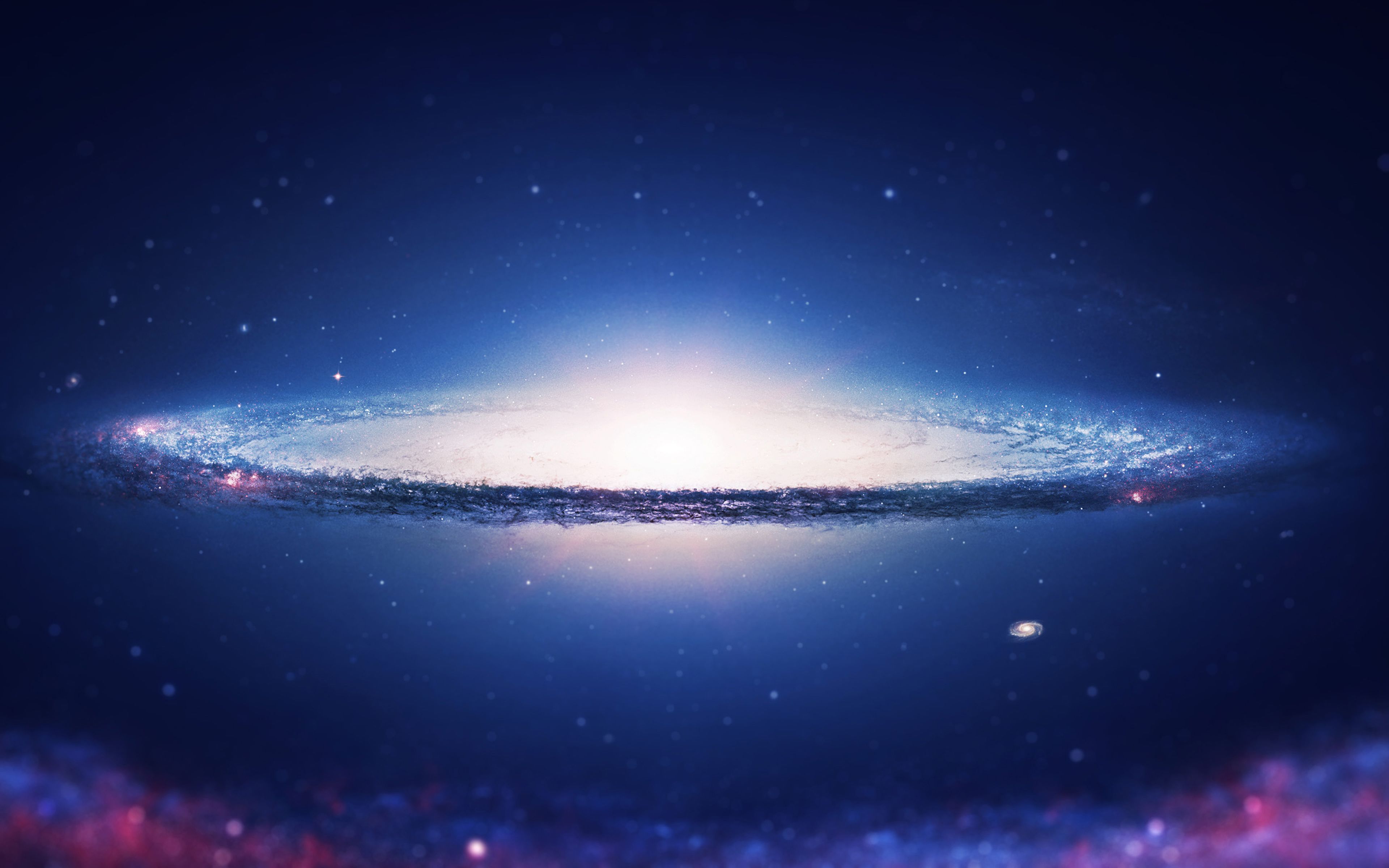 Galassia a spirale luminosa, 3840x2400 4K Ultra HD, Monitor 4K