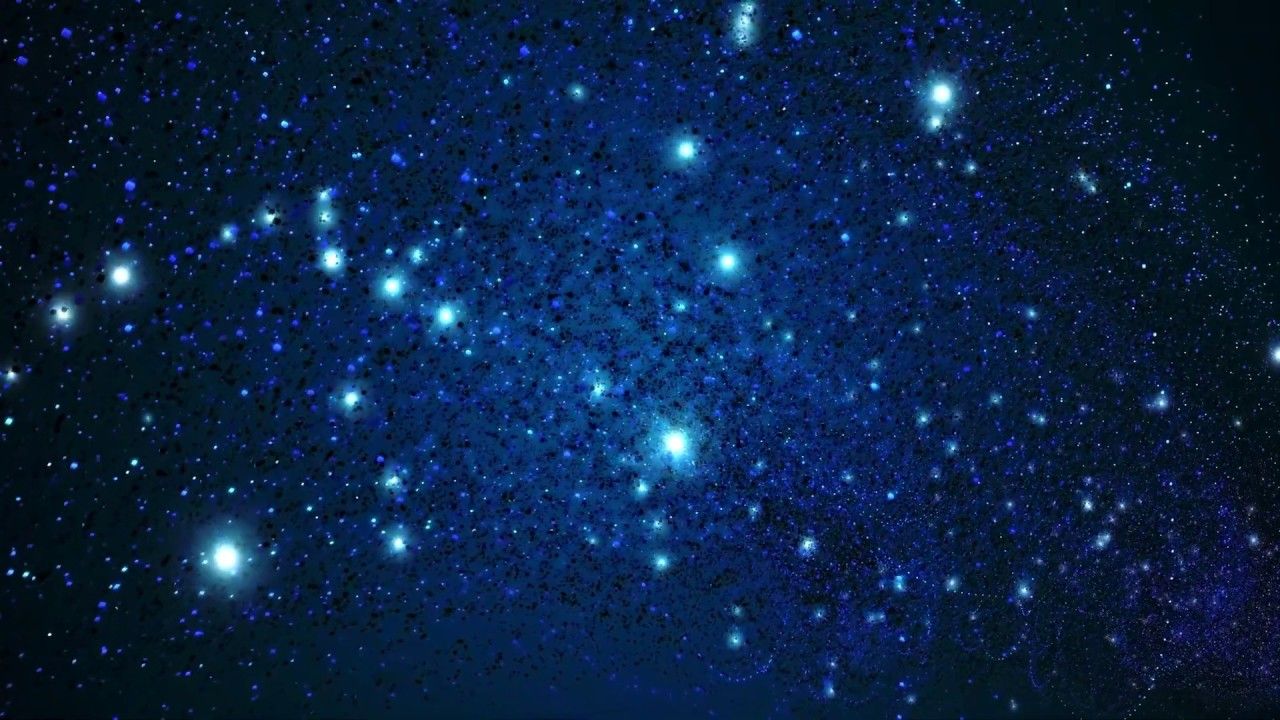 Stelle blu spazio profondo, 1280x720 HD, Desktop