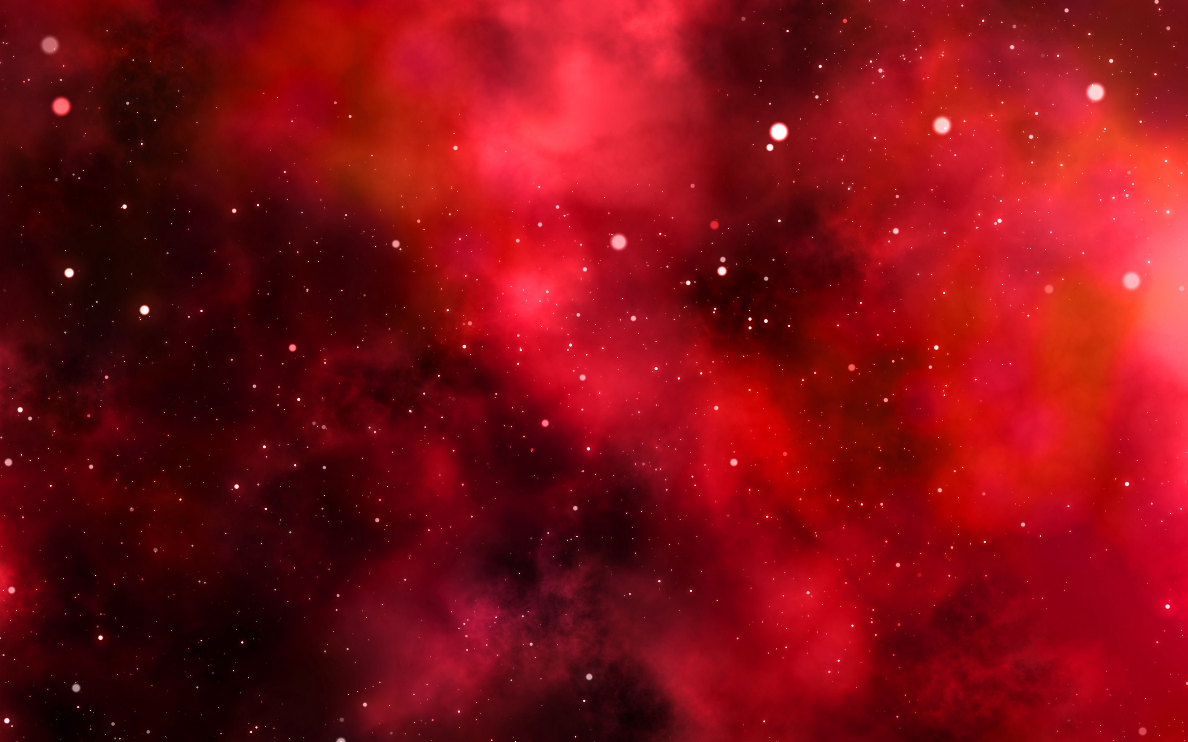 Galassia rossa con stelle, 3840x2400 Ultra HD, 4K TV