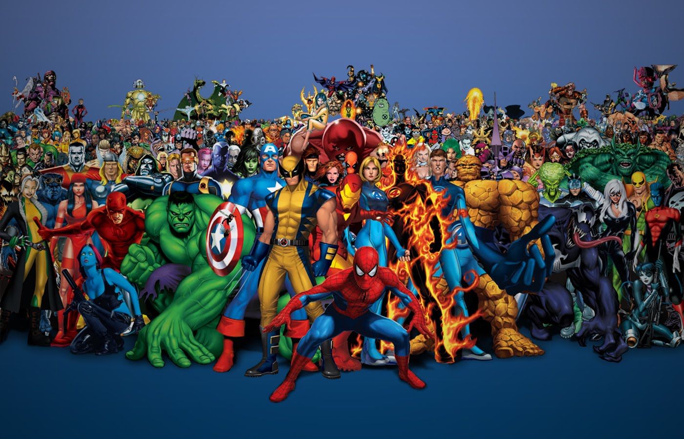 Gruppo supereroi Marvel, MCU, 1400x900 720p, PC