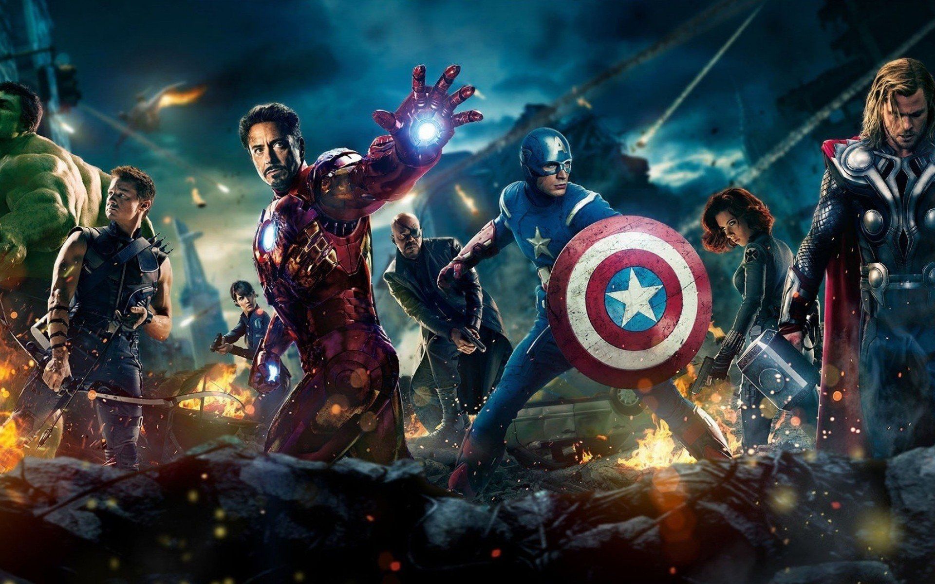 Gli Avengers gruppo Marvel, supereroi, 1920x1200 WUXGA, Desktop