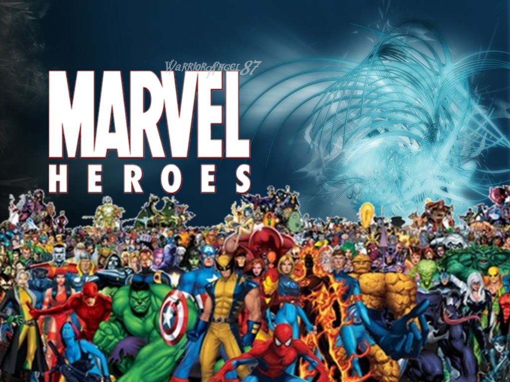 Marvel Heroes collage supereroi, 1024x768 HD, Laptop