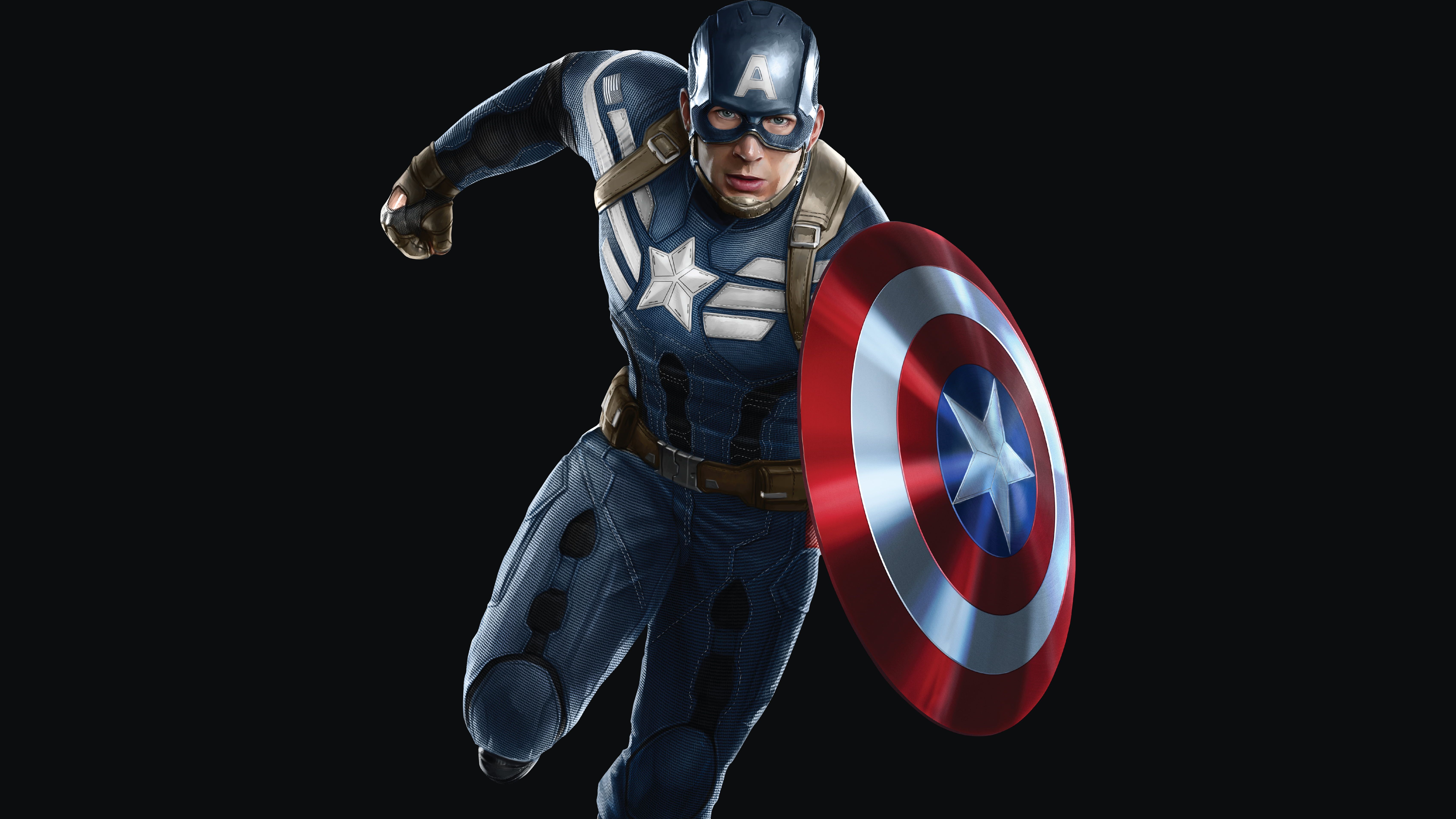 Captain America scudo Marvel, 6800x3826 Ultra HD, Monitor 4K