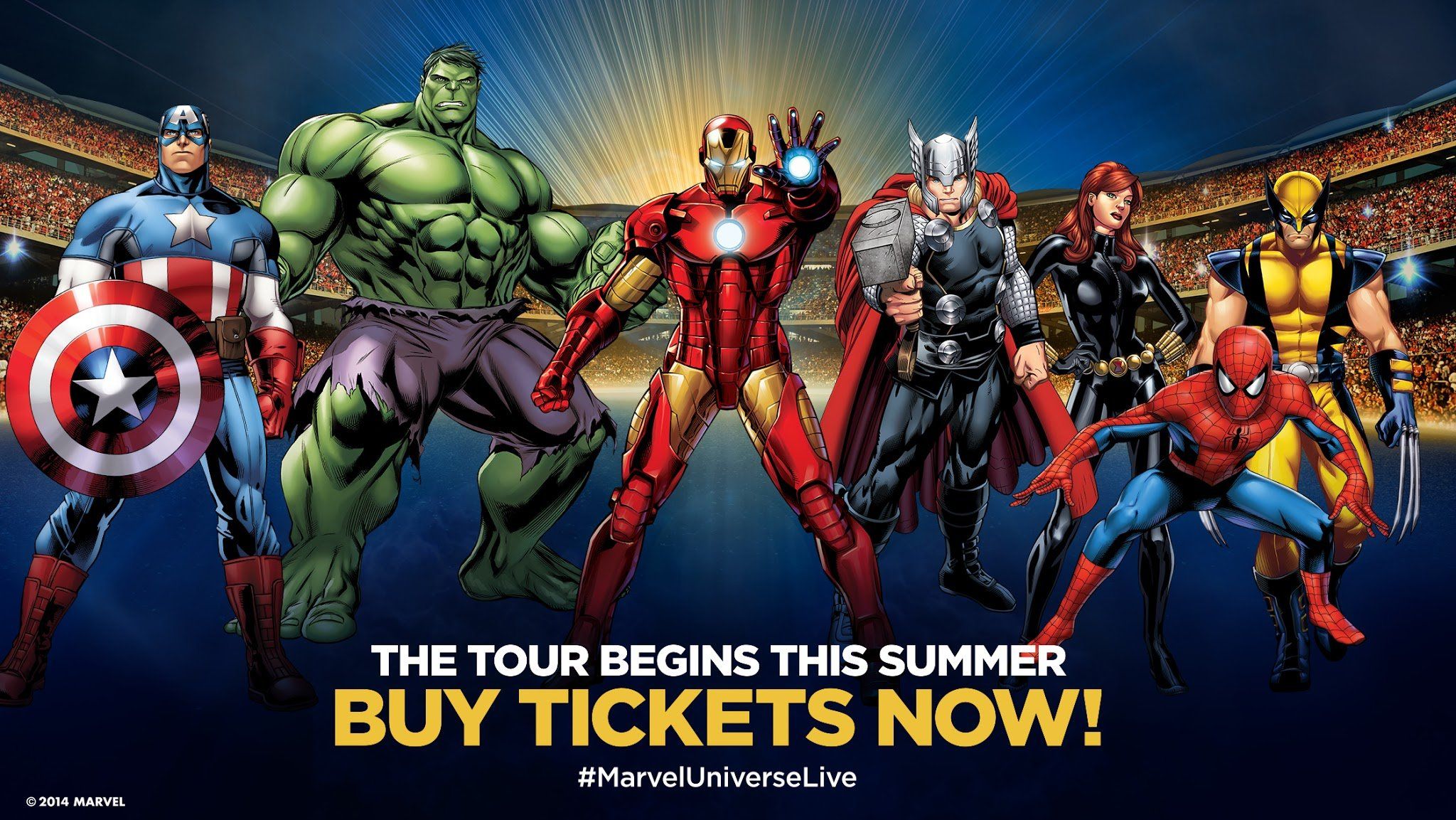 Supereroi Marvel Universe Live, 2048x1153 alta risoluzione, Desktop