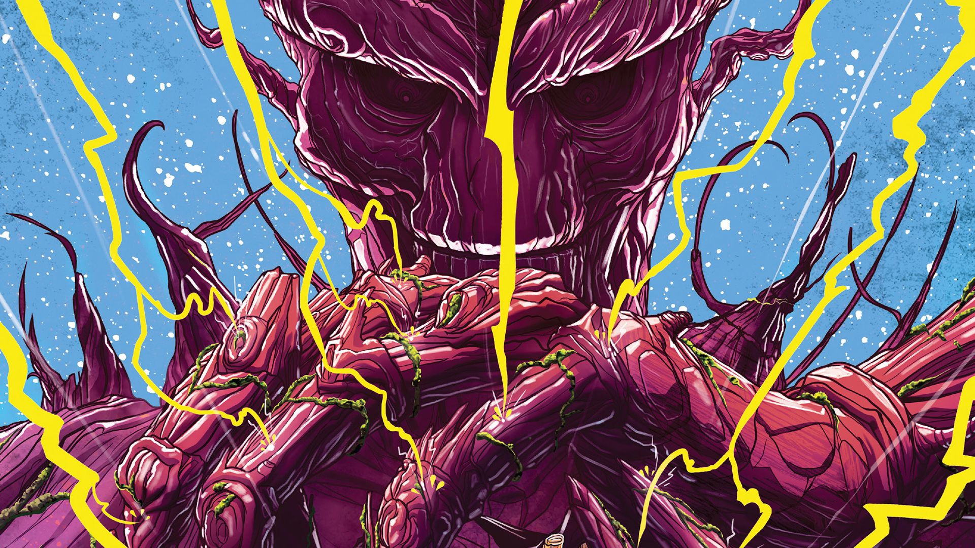 Villain viola stile fumetto Marvel, 1920x1080 Full HD, PC
