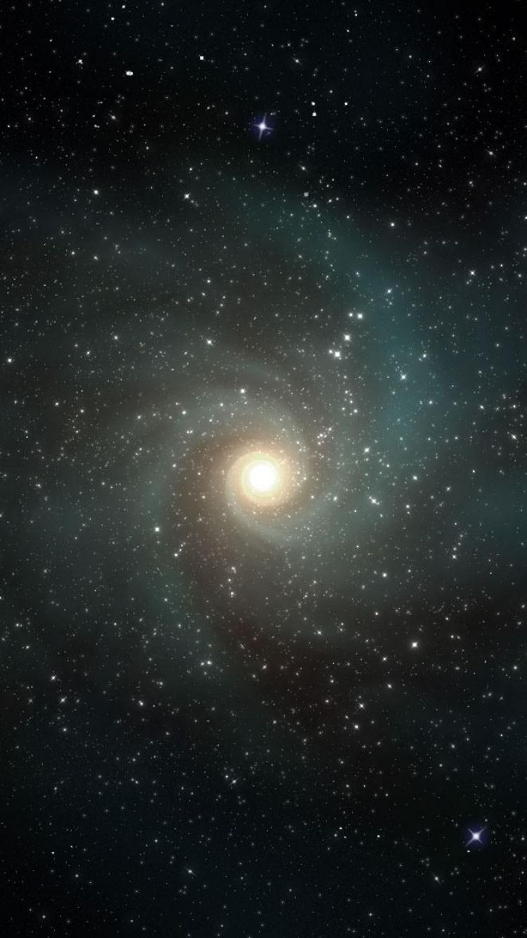 Galassia a spirale nello spazio, 750x1334 Verticale, iPhone Pro Max