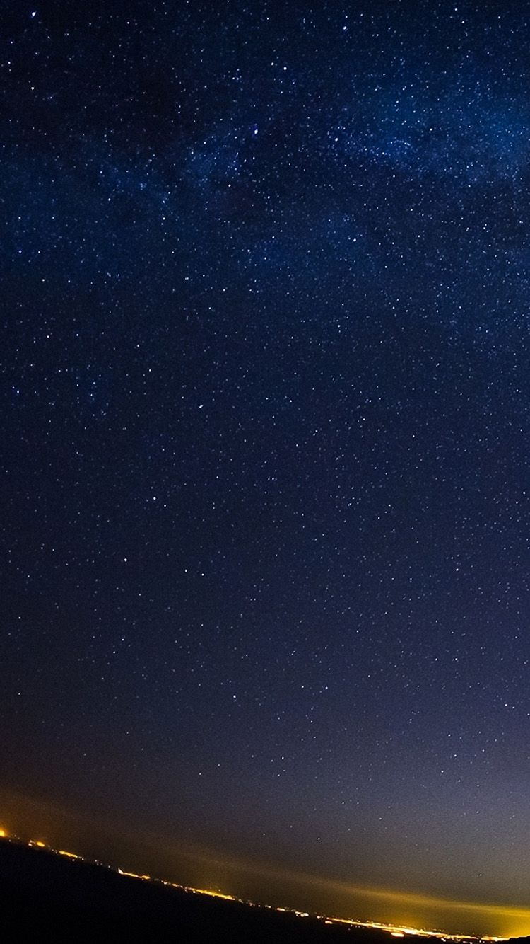 Cielo stellato notturno, 750x1334 Full HD Verticale, iPhone Pro Max