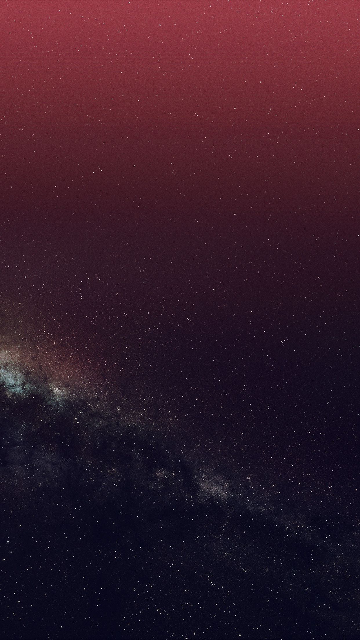 Cielo stellato rosso scuro, 1242x2208 Full HD Verticale, iPhone Pro Max
