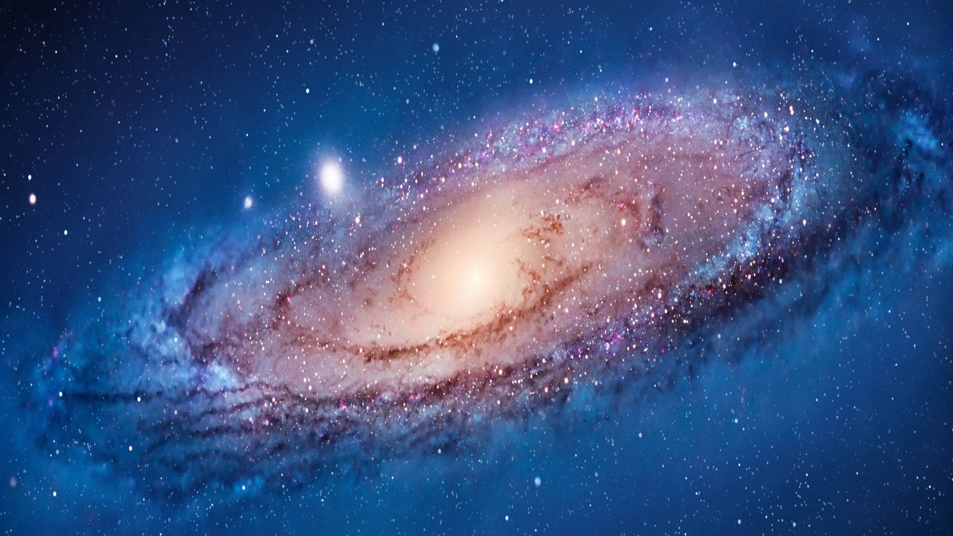 Galassia a spirale blu, 1920x1080 Full HD 1080p, PC Desktop