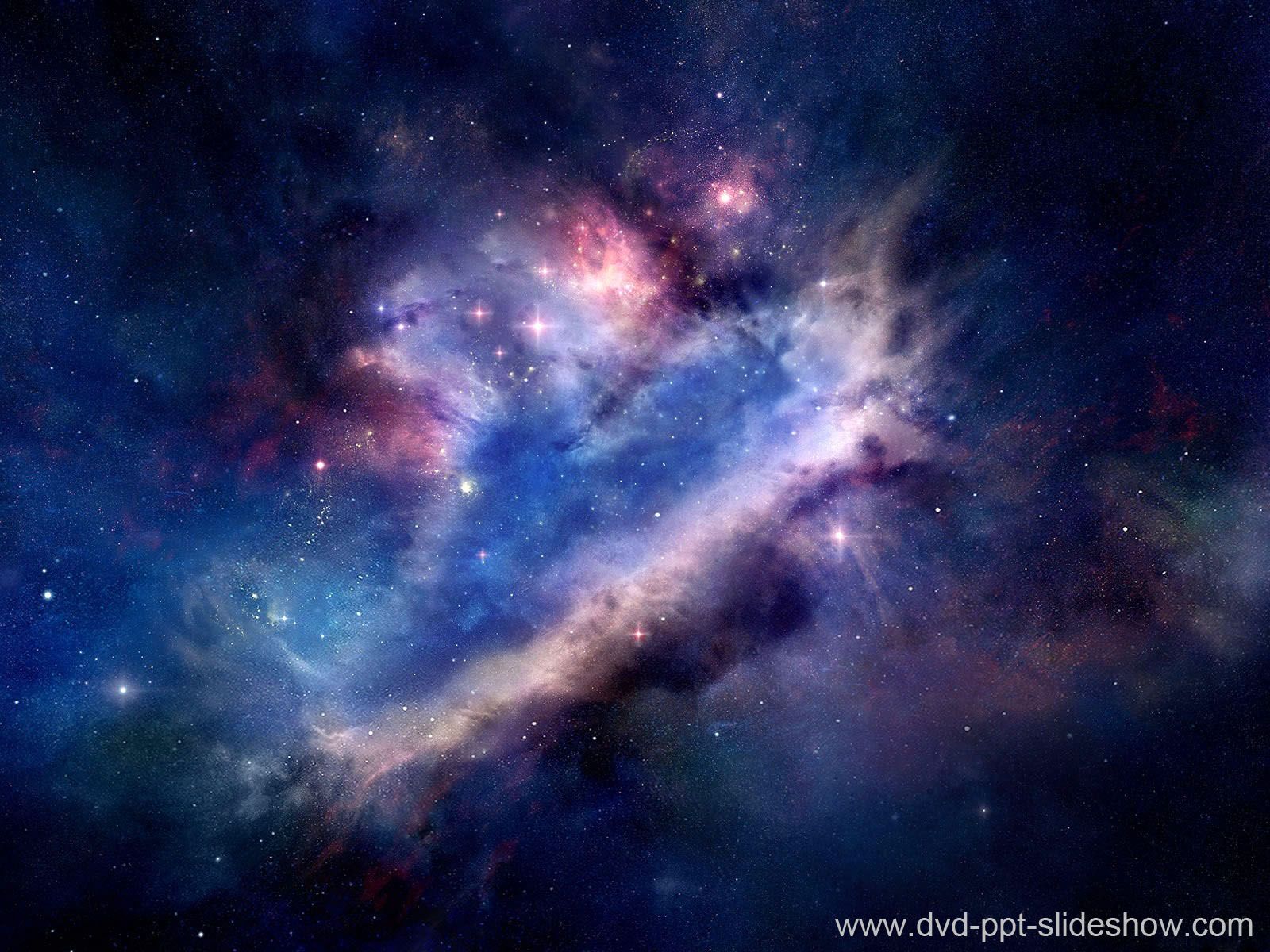 Nebulosa blu stellata spazio, 1600x1200 900p, Desktop