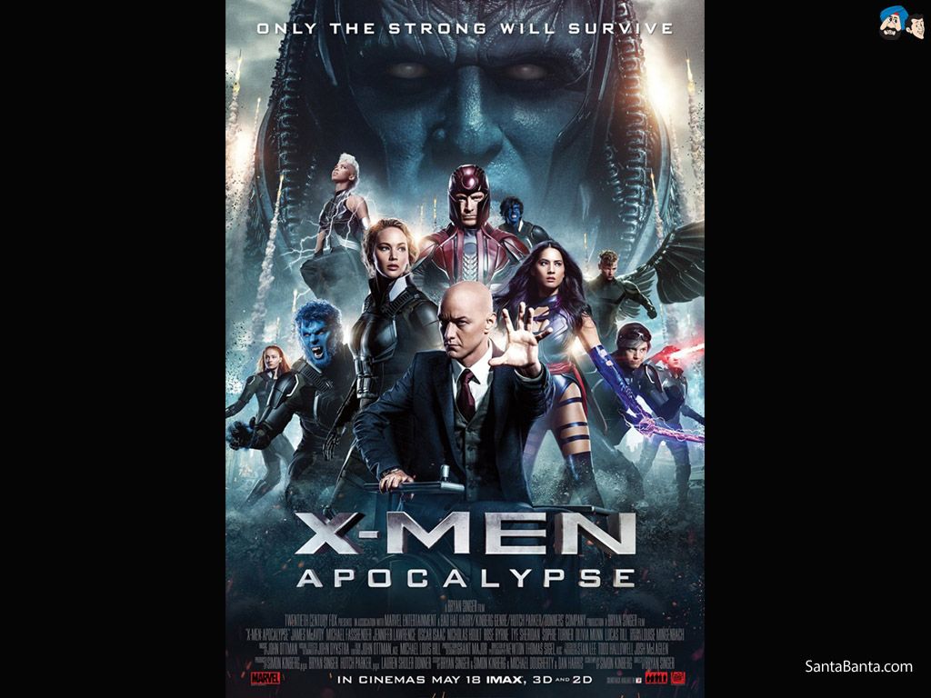 Poster X-Men Apocalypse film, 1024x768 HD, Desktop
