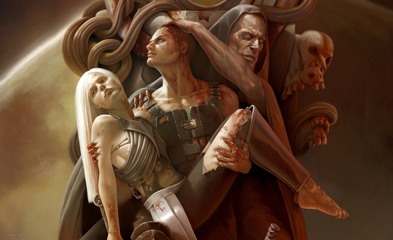 Guerrieri incappucciati con sangue, 1280x780 HD, Desktop