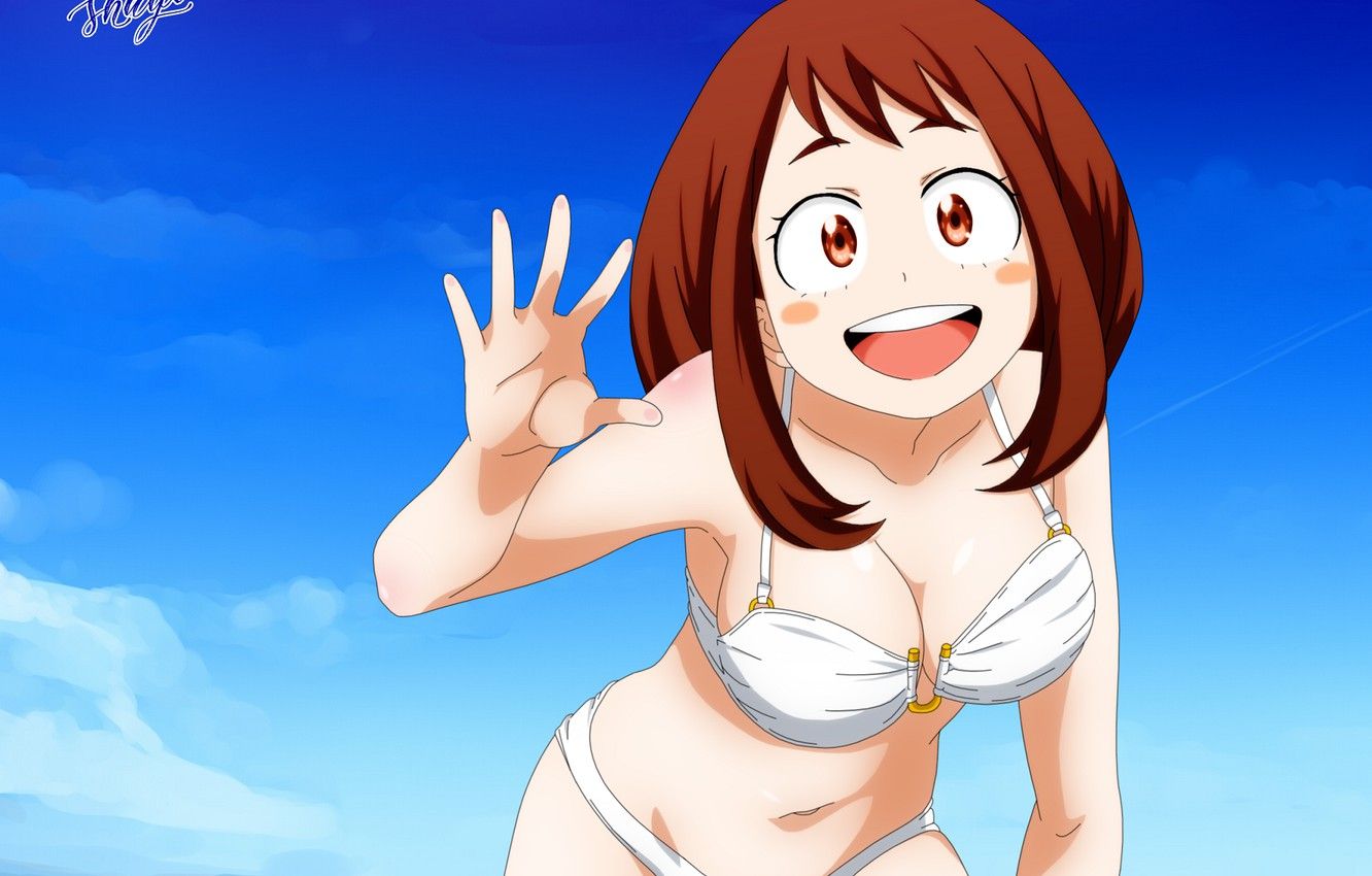 Uraraka My Hero Academia bikini, 1332x850 720p, PC