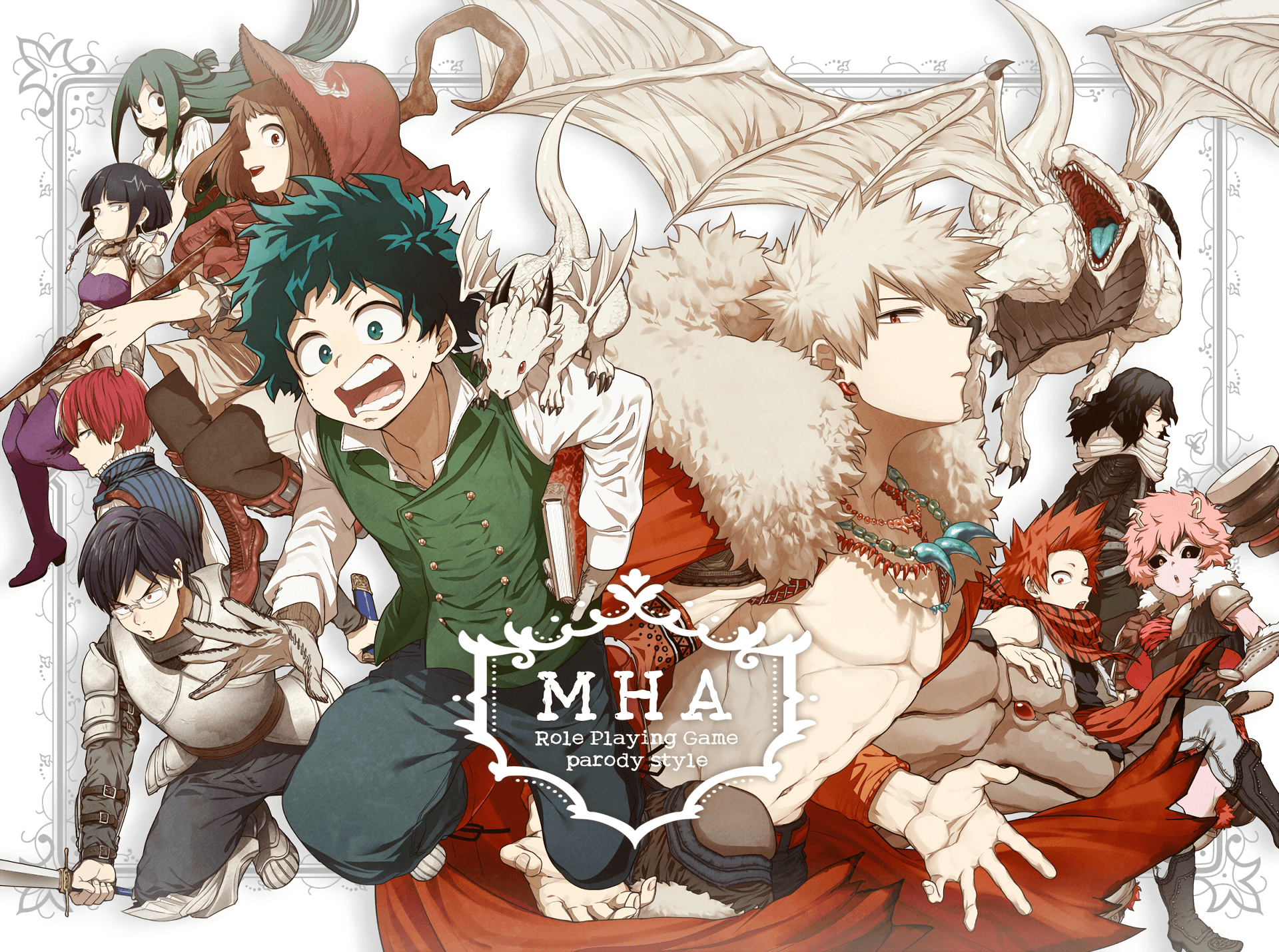 My Hero Academia personaggi gruppo, 1920x1430 WUXGA, Monitor Gaming