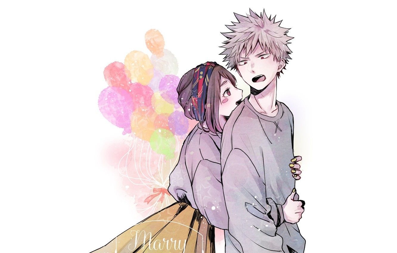 Uraraka con stelle luminose notte, 1224x1224 HD, PC