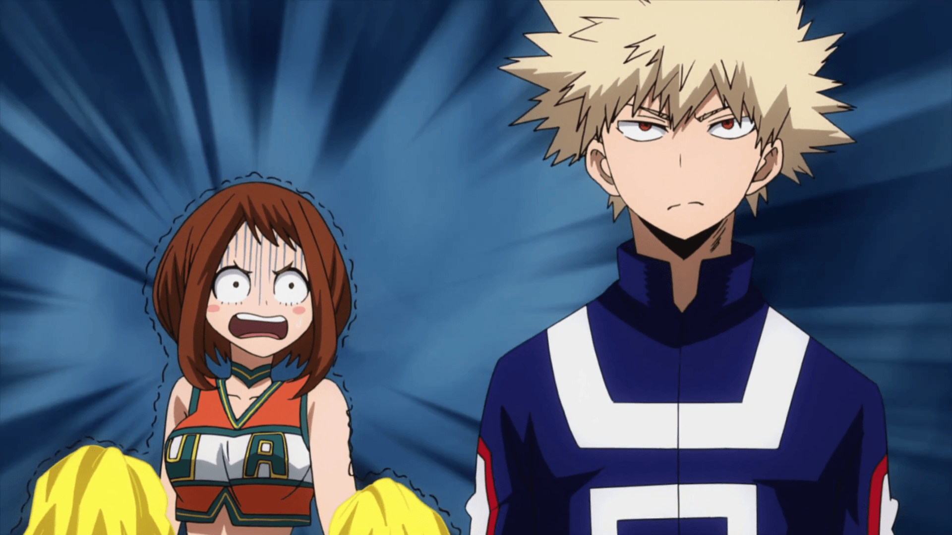 Uraraka Ochako modello 3D turnaround, 1920x1080 Full HD, Monitor Gaming