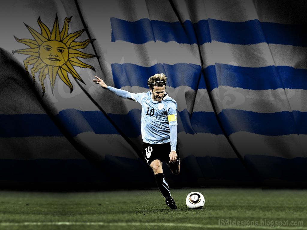 Stemma Uruguay e pallone calcio, 1191x670 HD, PC Desktop
