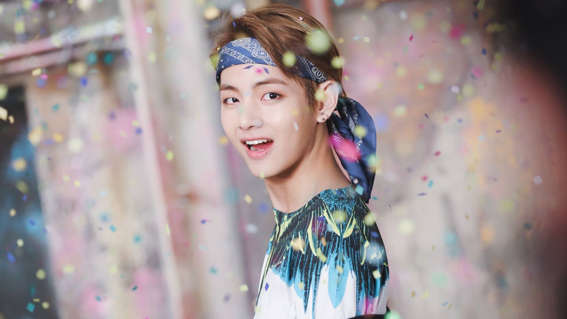 V dei BTS con bandana, 1920x1080 Full HD 1080p, PC