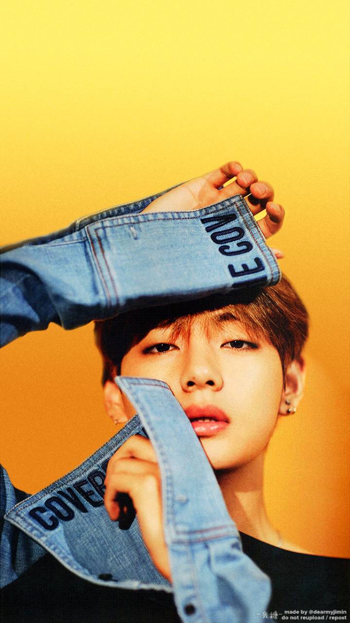 V BTS con giacca denim, 720x1280 Verticale, Telefono