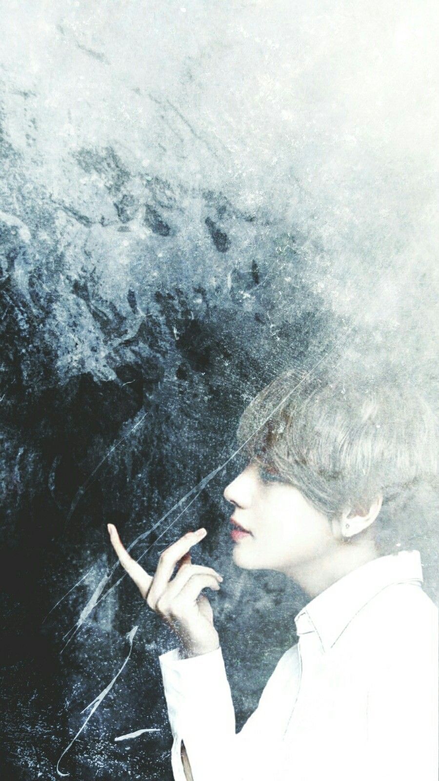 V BTS Taehyung ritratto artistico, 900x1600 Full HD Verticale, Smartphone