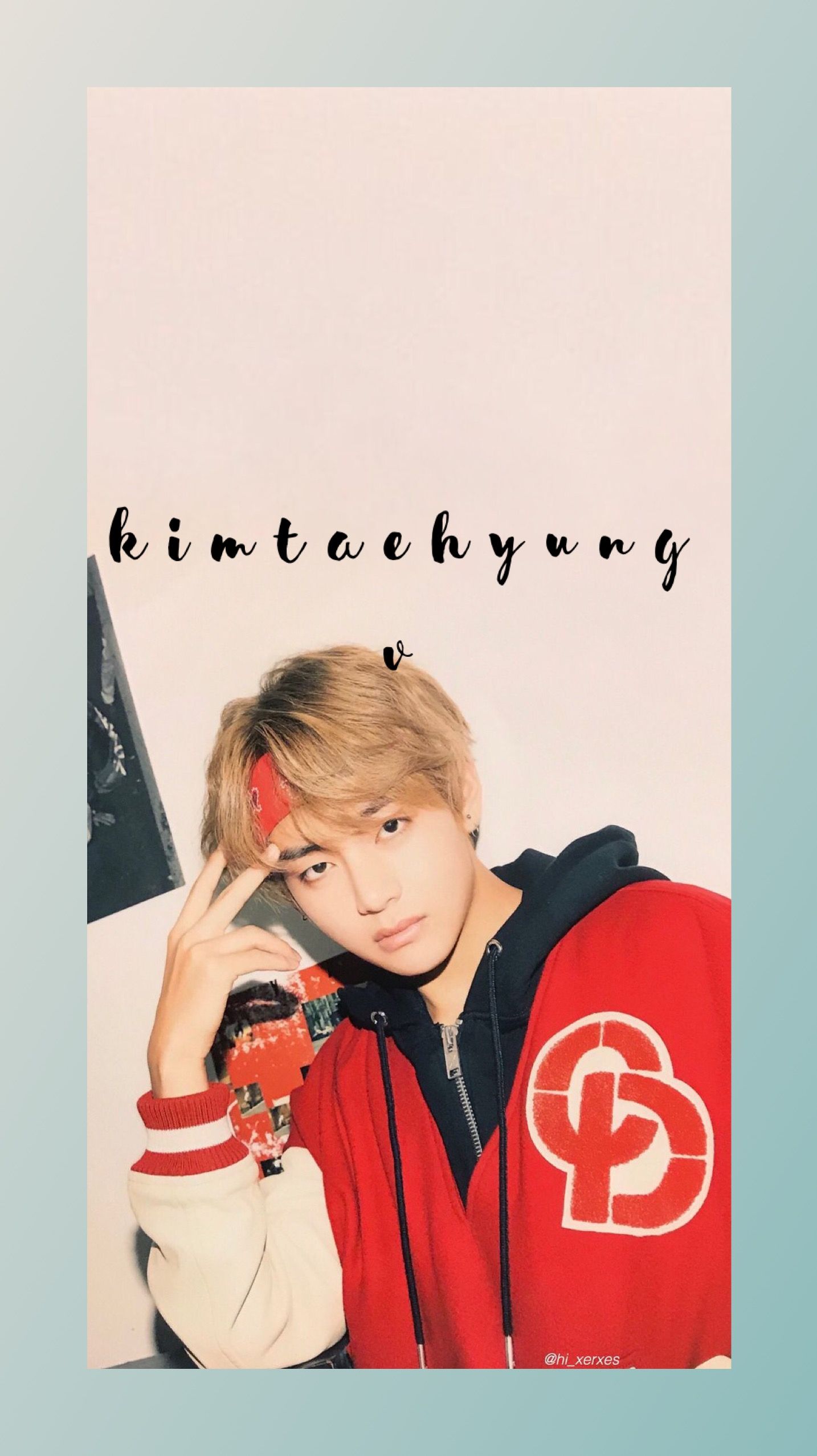 V BTS Kim Taehyung ritratto, 1434x2556 Full HD Verticale, iPhone