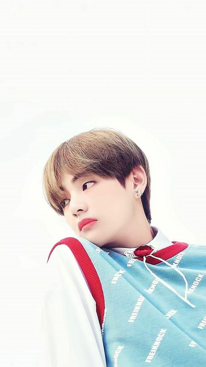 V BTS ritratto sfondo bianco, Bangtan Sonyeondan, 720x1280 Verticale, Mobile