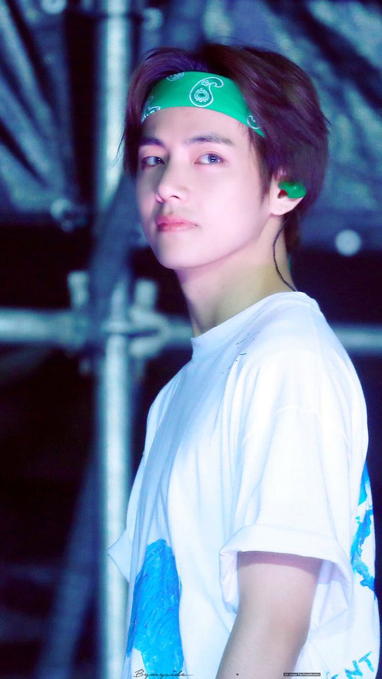 V BTS con bandana verde, 750x1334 Verticale, Mobile