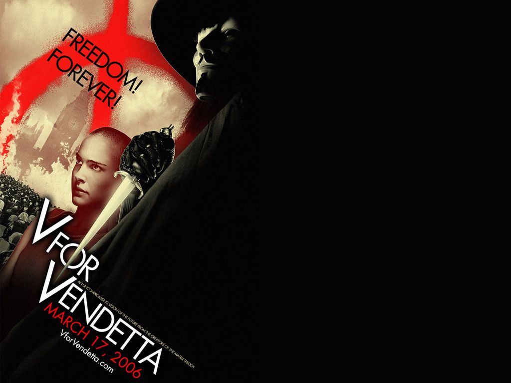 Maschera V per Vendetta poster, 1024x768 HD, Desktop
