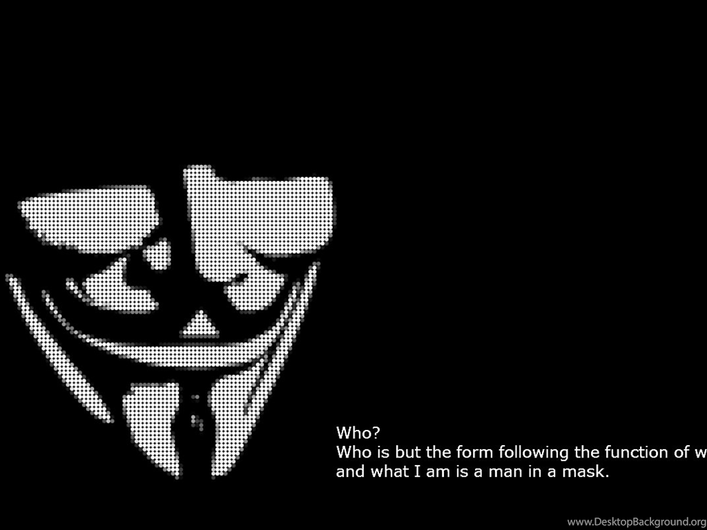 Maschera di Guy Fawkes, sfondo nero, 1024x768 HD, PC Desktop