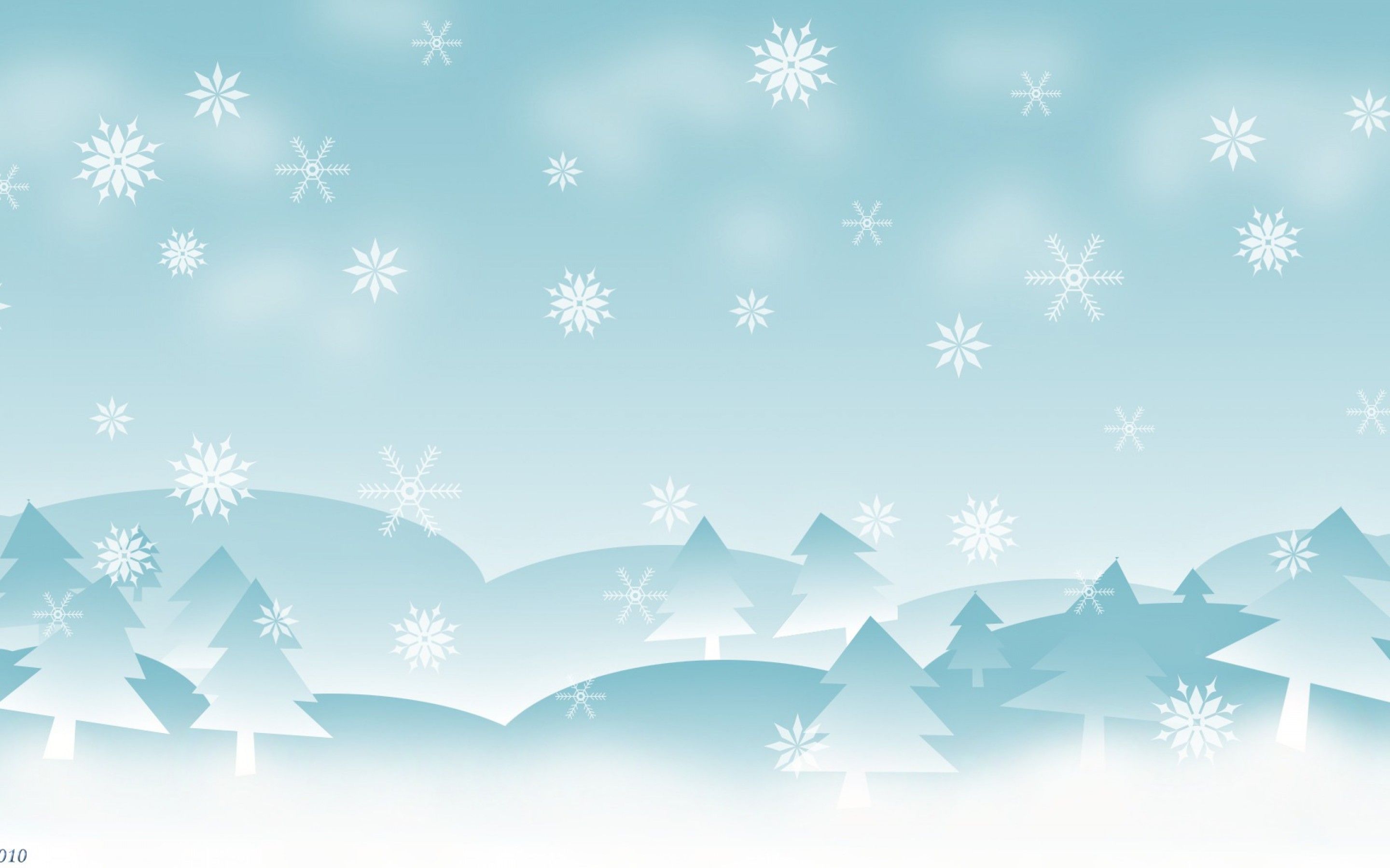 Alberi innevati fiocchi di neve, 2880x1800 WQXGA, MacBook Pro