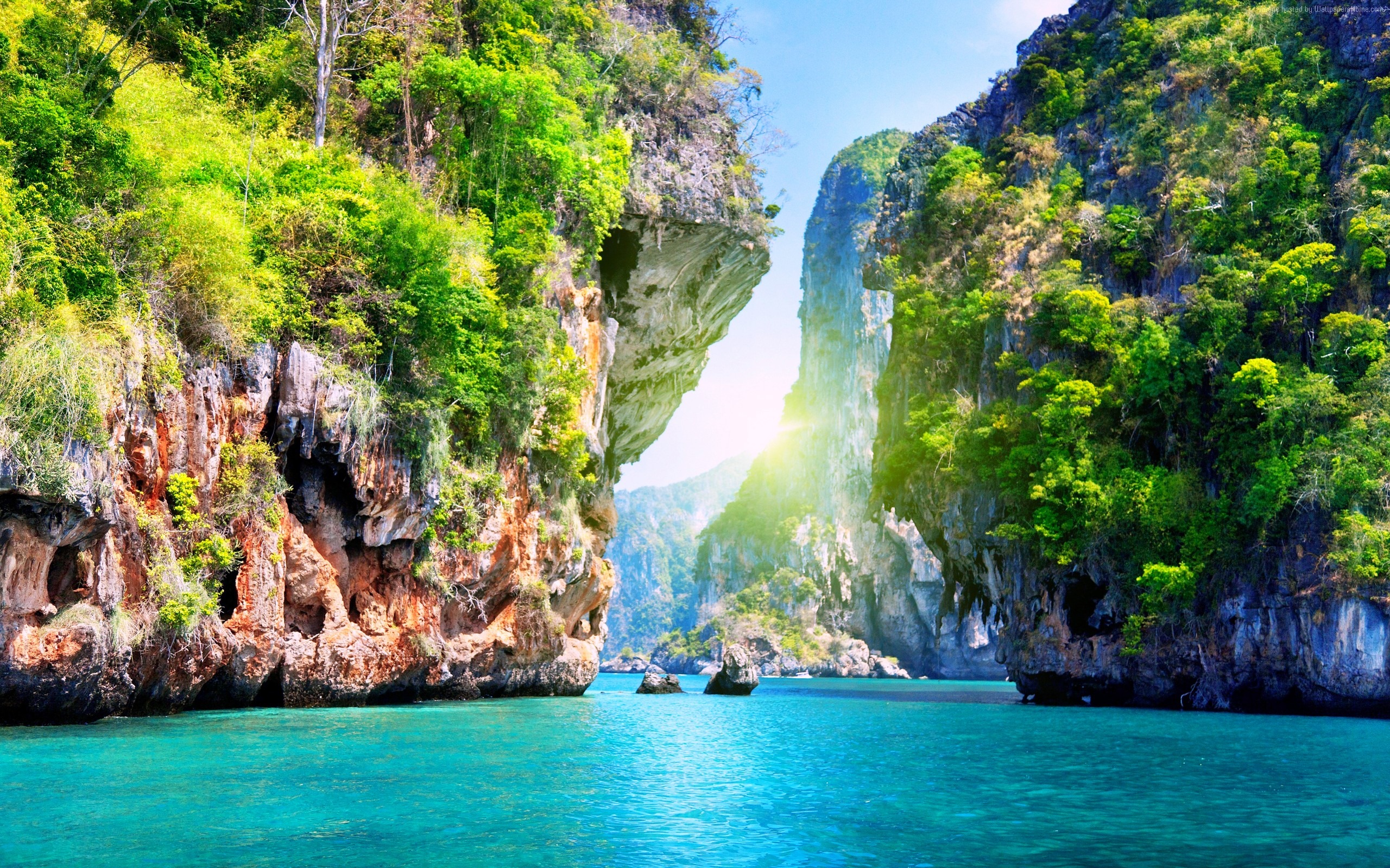 Scogliere tropicali Thailandia mare, 2560x1600 WQXGA, PC