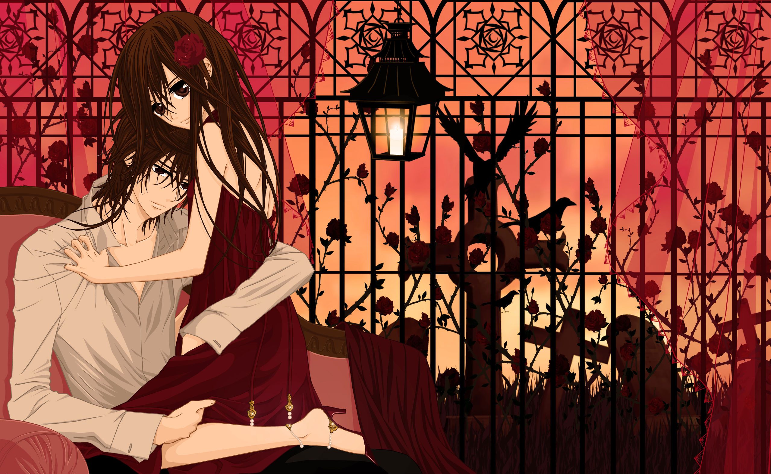 Vampire Knight coppia anime, 2558x1574 alta risoluzione, PC