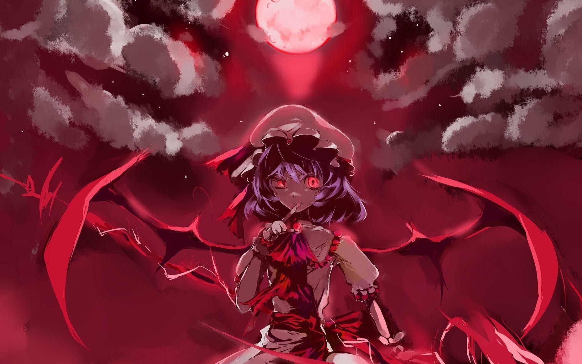 Ragazza vampiro anime rossa, 1920x1200 WUXGA, PC