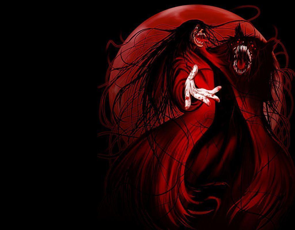 Vampiro anime luna rossa, 1024x800 HD, Desktop