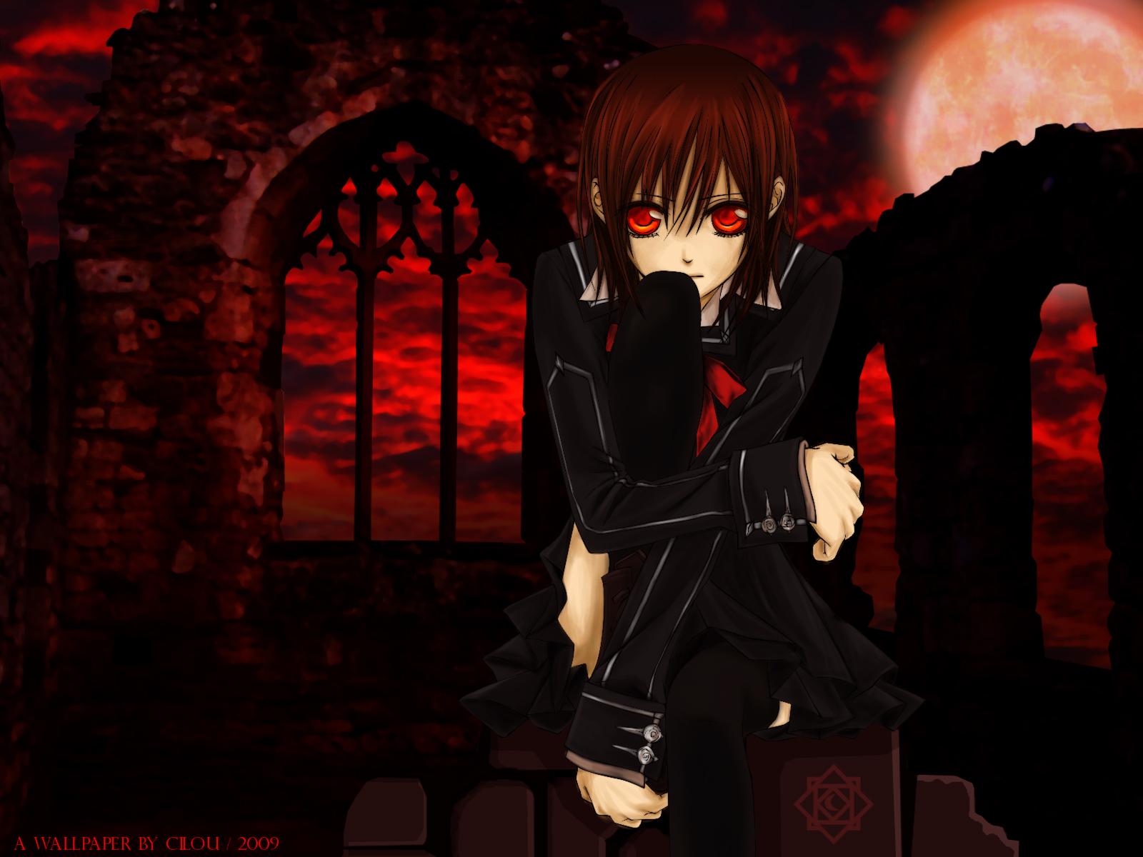Vampiro anime occhi rossi, 1600x1200 HD Ready, Notebook Gaming