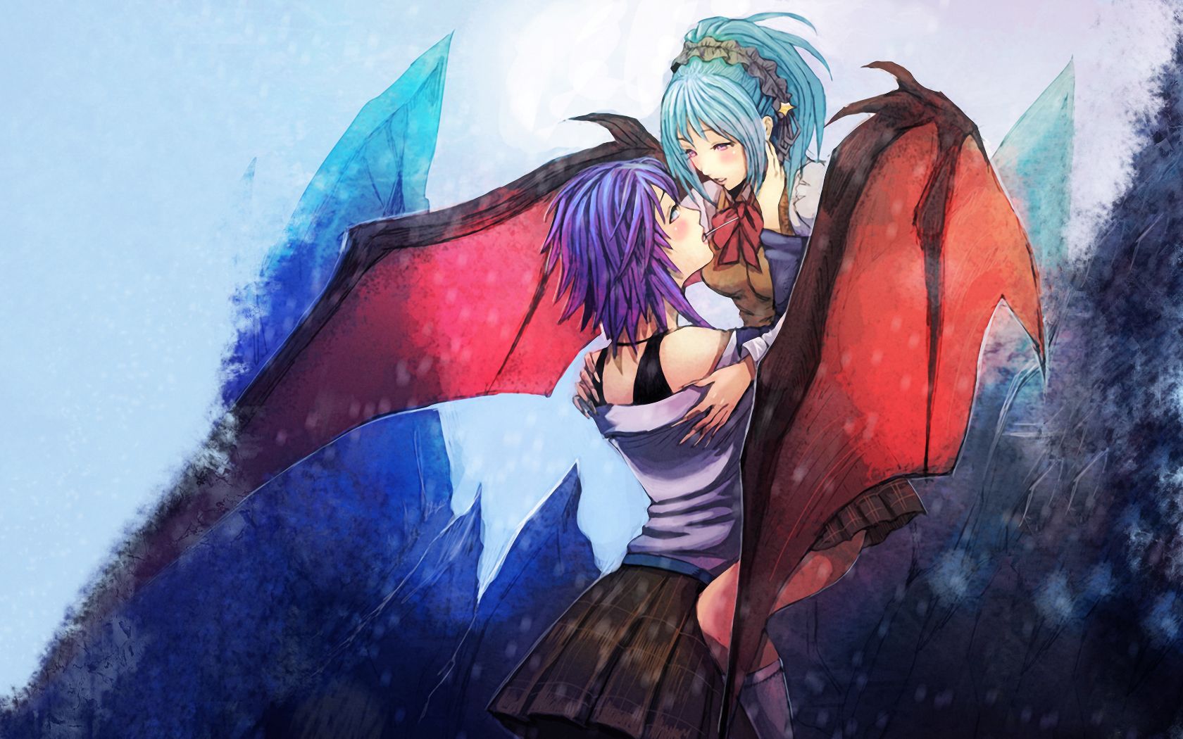Rosario Vampire personaggi ali, 1680x1050 HD, ROG Asus Laptop