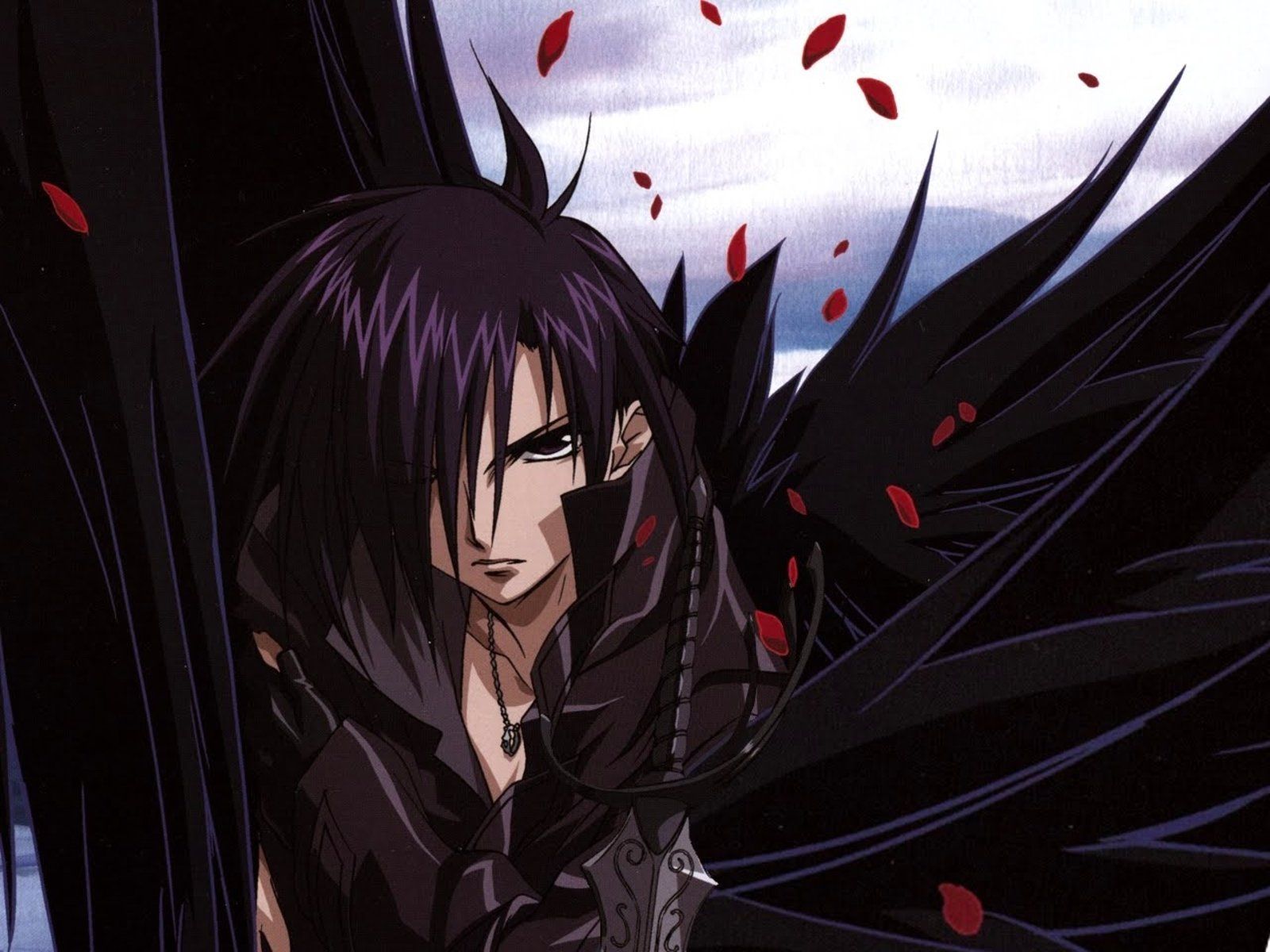 Vampiro anime ali nere, 1600x1200 HD Ready, Laptop